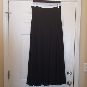 Ann Taylor Black Maxi Skirt